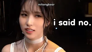 why mina refused to do this for jeongyeon