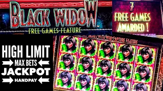 HANDPAY JACKPOT/ BLACK WIDOW/ HIGH LIMIT SLOT PLAY