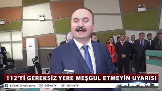 112'Yİ GEREKSİZ YERE MEŞGUL ETMEYİN UYARISI