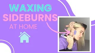 How to wax your sideburns at home