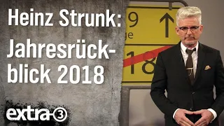 Heinz Strunks Jahresrückblick 2018 | extra 3 | NDR