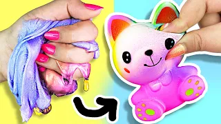 Squishy Slime Makeover Crunchy Slime ASMR