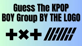 Guess The Kpop Groups by Their Logos | Kpop Boy Group Quiz | Kpop Quiz