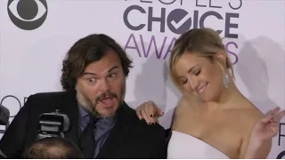 JACK BLACK meets KATE HUDSON at 2016 People's Choice Awards