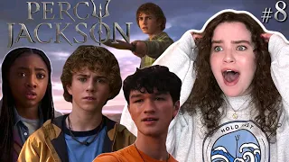 Watching Percy Jackson for the first time without reading the books! episode 8 reaction & commentary