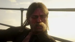 Micah's last cutscene before the Pinkertons catch him