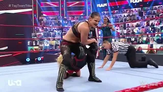 Women's Tag Team Championship Match Natalya & Tamina V.S Nia Jax & Shayna Baszler 1/2
