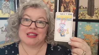 Wednesday Card: Page of Cups reversed.