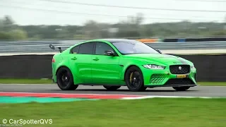 Jaguar XE SV Project 8 - Onboard Laps In The Rain! PURE SOUND!