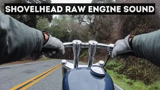 Harley Davidson Shovelhead Ride | Pure Engine Sound | Q&A Ride Along