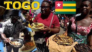 Trying Togolaise STREET FOOD | We did not expect this in Lomé(FULL ASHIGAME STREET FOOD TOUR 🇹🇬)