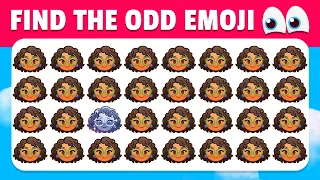 Spot the Odd One Out Disney Emojis (40 Disney Emoji Puzzles)