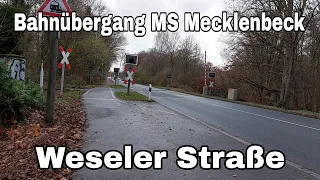 Bahnübergang Münster Mecklenbeck "Weseler Straße"