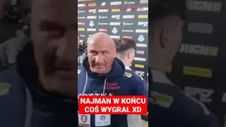 DUMNY NAJMAN PARADUJE Z CYGAREM PO WYGRANEJ