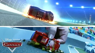 Recreando la escena del accidente de Rayo McQueen |  Pixar Cars