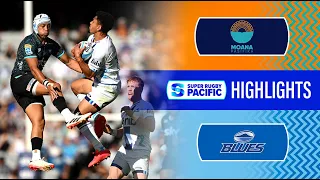 Super Rugby Pacific 2024 | Moana Pasifika v Blues | Round 6 Highlights