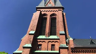 Testringning med stora klockan i Eslövs kyrka