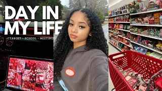 PRODUCTIVE Day in My Life: Target Run, School, Shopping, Meetings, etc. | Vlogmas Day 13