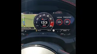 Audi RS3 (2018 / 400 PS ) 0-275 km/h, Acceleration, Vmax, Höchstgeschwindigkeit