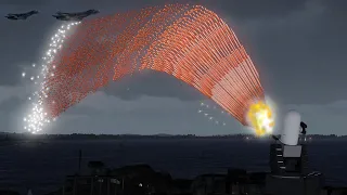 Jet Fighter Shot Down by Defense System - 3x Su-57 Flyby Sound - Military Simulation - ArmA 3