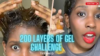 200 LAYERS OF GEL CHALLENGE 😱😱😱 (FULL VIDEO) ✨- TIFFANI D