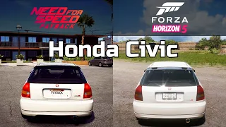 Honda Civic Type R - Need For Speed Payback vs Forza Horizon 5