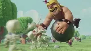 Clash of Clans Barbarian, Hog Rider, Larry Trailer Official TV Commercial Funny HD