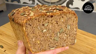 Do you want to lose weight healthily? Then bake a juicy wholemeal bread that tastes good!