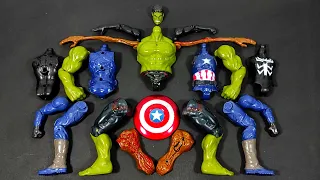 Merakit Mainan Superhero Captain America vs Siren head vs Hulk Smash vs Venom Miles Morales Avengers