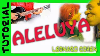 ALELUYA en guitarra TUTORIAL ALELUIA sHREK - LEONARD COHEN