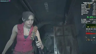 Resident Evil 2 Remake - Speedrun Claire A Hardcore (49:43)