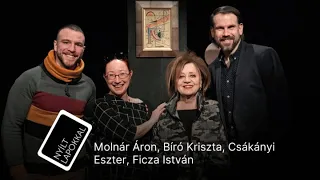 Nyílt lapokkal: Bíró Kriszta, Csákányi Eszter, Ficza István, Molnár Áron