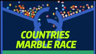 COUNTRY MARBLE RACE EPOSIDE 49 || MARBLE RACE elimination mode || Game online || Marble race 2024