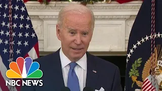 Biden: Unvaccinated People 'Have Good Reason To Be Concerned' About Omicron Variant