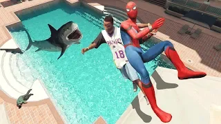 GTA 5 Spiderman Water Fails | ragdolls vol.1 (Euphoria physics)