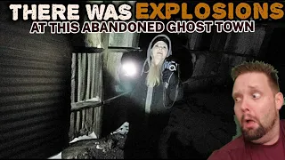 EXPLOSIONS Occurring at this Haunted Abandoned GHOST TOWN!