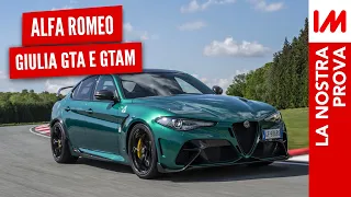 Alfa Romeo Giulia GTA e GTAm, prova in pista: un demonio in fibra di carbonio