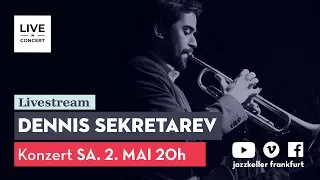 Dennis Sekretarev Trio livestream concert at the Jazzkeller