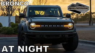 👉 AT NIGHT: Ford Bronco WILDTRAK - Interior & Exterior Lighting Overview + Night Drive