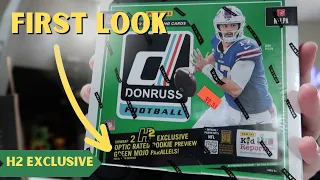 2022 Donruss Football  H2 Exclusive 2 Optic Rated Rookies Green MOJO / FIRST-LOOK