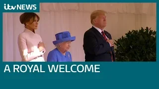 Donald Trump meets the Queen at Windsor Castle | ITV News