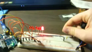 arduino miernik światła+skala LED