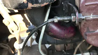 Устройство педали газа на мототракторе из мотоблока