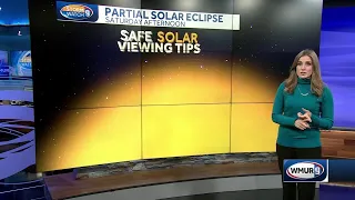 Jacqueline Thomas gives forecast for partial solar eclipse in New Hampshire, provides tips for tr...