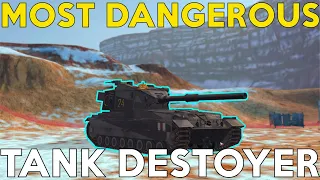 WOTB | MOST DANGEROUS TANK DESTROYER!