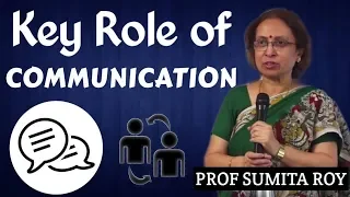 Role of English in Communication  || PROF SUMITA ROY || IMPACT || 2020 || The English Talks