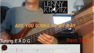 Lenny Kravitz - Are You Gonna Go My Way (Bass Cover + Tab)