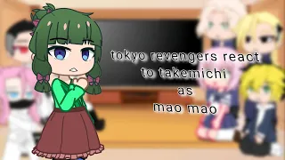 tokyo revengers react to takemichi as mao mao🌿(ang/rus; set it to 2x, ставьте видио на 2х)