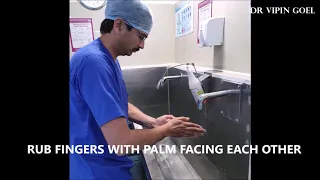 Surgical Hand Scrub Technique