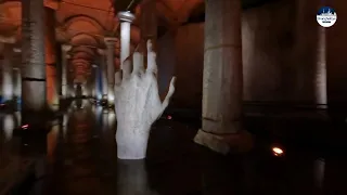 AWESOME! Rare drone footage shows Istanbul's underground Basilica Cistern after a 5-year restoration